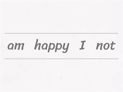 Present simple negative