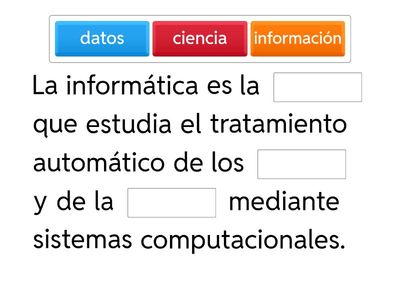 Definición de informática