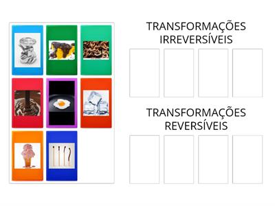 TRANSFORMAÇÕES DOS MATERIAIS