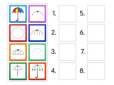 Esernyő rajzolásának lépései