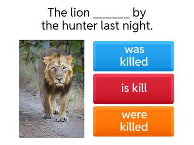 Passive - past present future