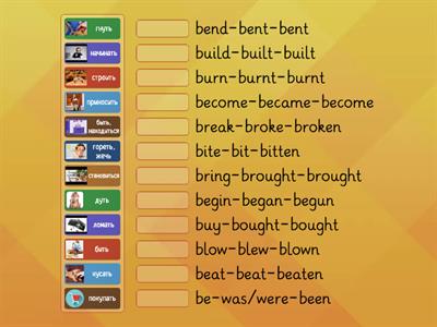 Irregular verbs b