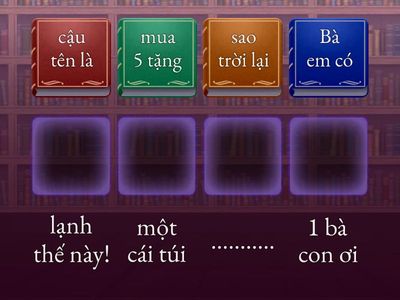 Nối vào ô chính xác