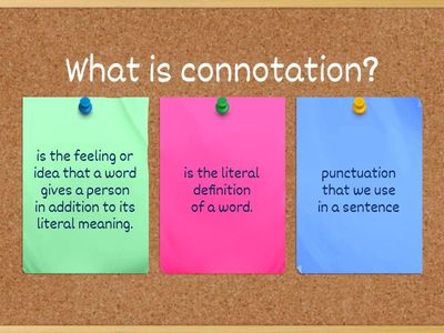 Denotation and Connotation Lesson