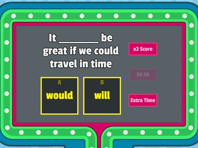 Second and First Conditional