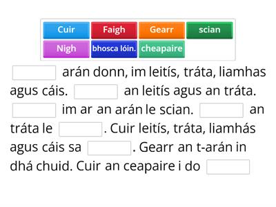 Bua na Cainte 5 Déan Ceapaire ltch 72