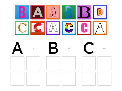 6. A B C (Group Sort)