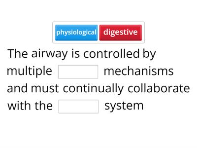 The importance of a patent airway