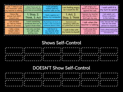 Self-Control Sort