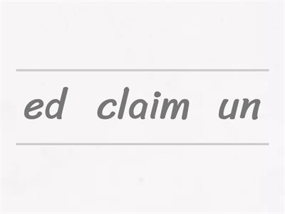  prefix-root-suffix word scramble