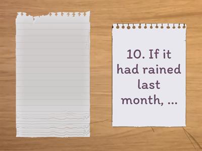 What if...? (Third Conditional)