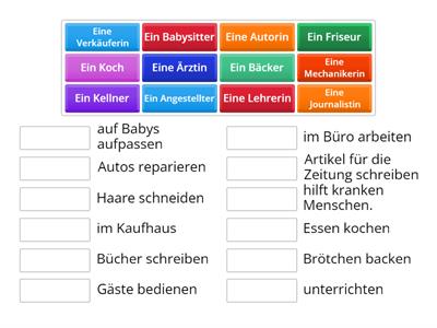 A2. Berufe und Tätigkeiten