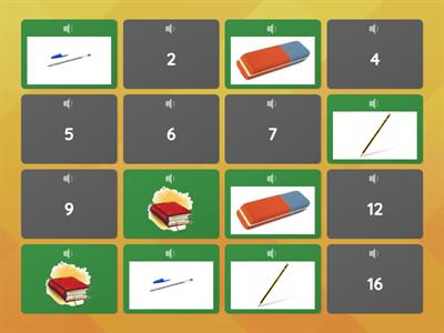  SCHOOL OBJECTS memory