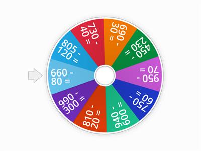 Subtracting multiples of 10/100