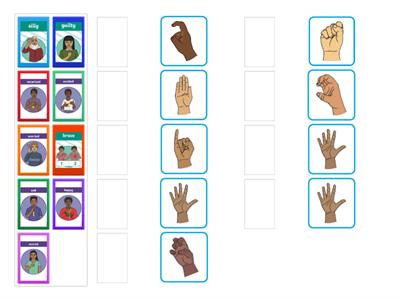 Auslan Handshape Match - Emotions