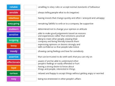 English File Advanced Unit 1A Personality