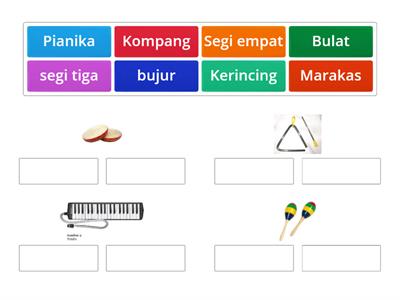 Latihan BM Tahun 1: Alat Muzik & Bentuk