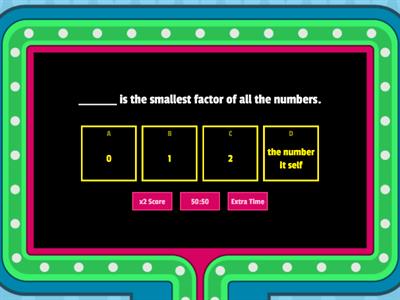 fun with Factors