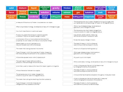 5th Grade Physical Science Review