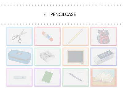 OGGETTI SCOLASTICI IN INGLESE