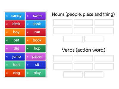 Nouns and Verbs