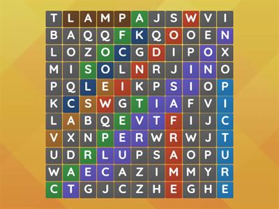 Things in the living room - UNIT 1