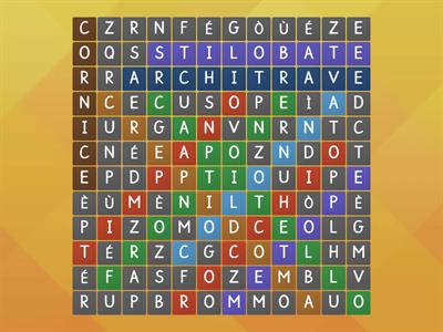 Crucipuzzle Tempio Greco