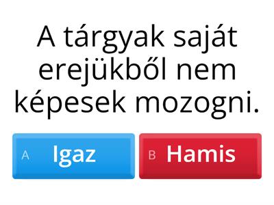 A mozgás - Környezetismeret 3.osztály