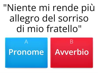 Niente e nulla pronomi o avverbi