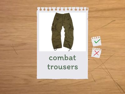 Clothes vocabulary FLASH CARDS (Insight Intermediate U1)