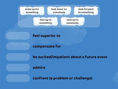 B2 Phrasal verbs - feelings and relationships 2