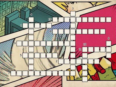 English for designers Art Supplies Crossword