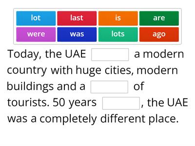 The UAE 50 years ago