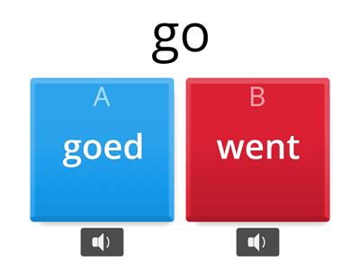 REGULAR AND IRREGULAR VERBS