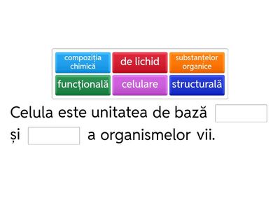 Celula (BIOLOGIE, CLASA IX)