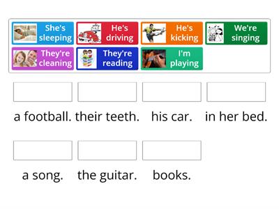 Kid's Box 2. Module 5. AB  # 9. Present continuous