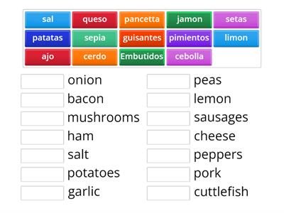 Spanish Food Match Up - Hunter