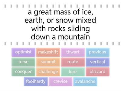 Find the Match Wordly Wise Lesson 5