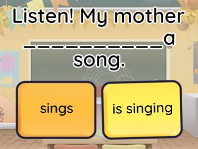 Present simple vs present continuous