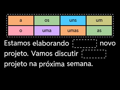 A1 P2 Artigos definidos e indefinidos