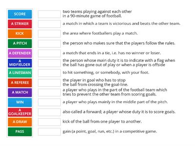 WORLD CUP 2022 - FOOTBALL VOCAB