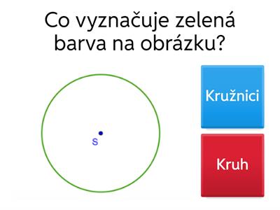 Kružnice a kruh pojmy