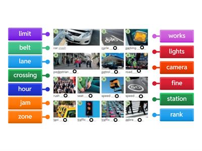 3A, Vocabulary On the road, English File B1, 4e