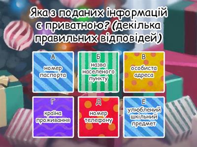 Узагальнення знань за 1 семестр. Медіаграмотність 6 клас