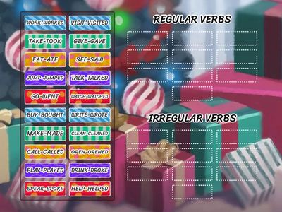 REGULAR VERBS AND IRREGULAR VERBS