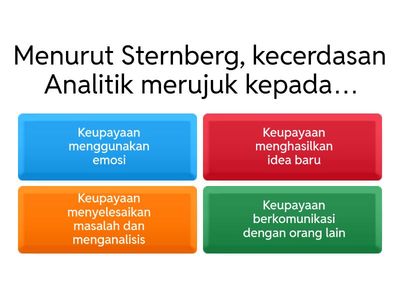 Kuiz Teori Tiga Faktor Sternberg