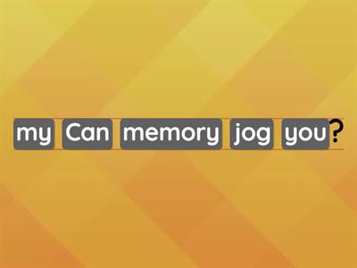 Word order in questions