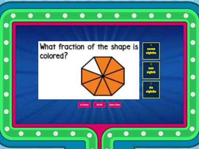 Identifying Halves, Fourths, and Eighths