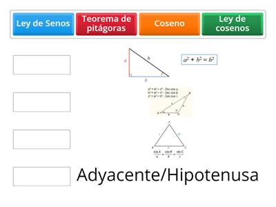 Razones Trigonométricas y Leyes de Senos y Coseños