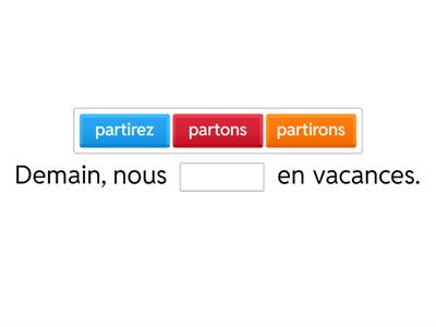 Le futur simple (conjugaison)